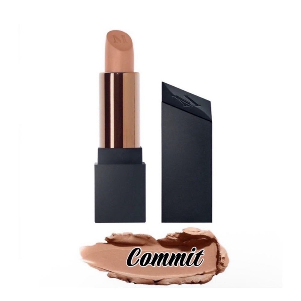 Morphe Mega Matte Lipstick Commit Neutral Tan Beige Full Coverage 3.5g 0.12oz